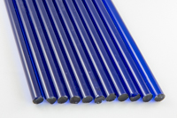 Glass Pipe Devardi Glass COE 33 Borosilicate Tubing - 5 Colored Boro Tubes 12" Each For Lampworking Glass Tube Green Jewelry Making Beads - Foto 8